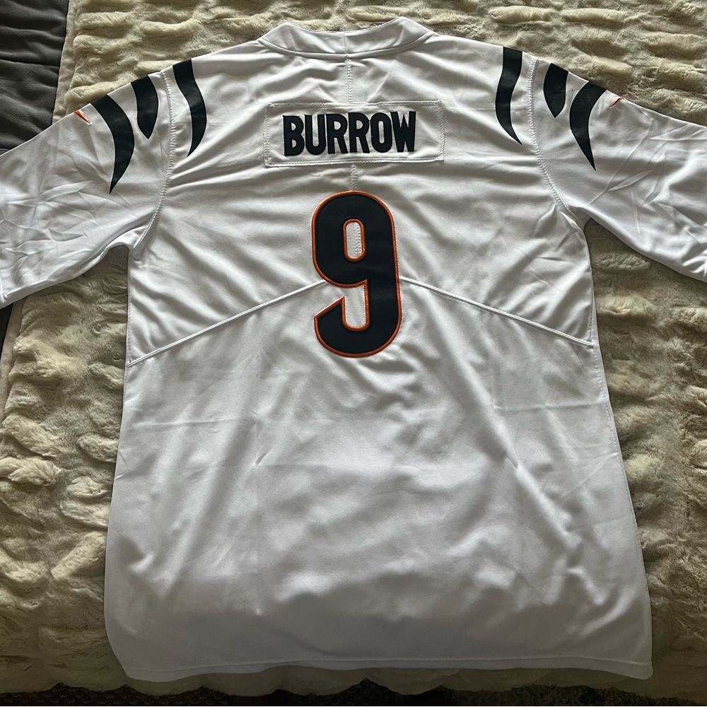 Cincinnati Bengals White Joe Burrow Jersey